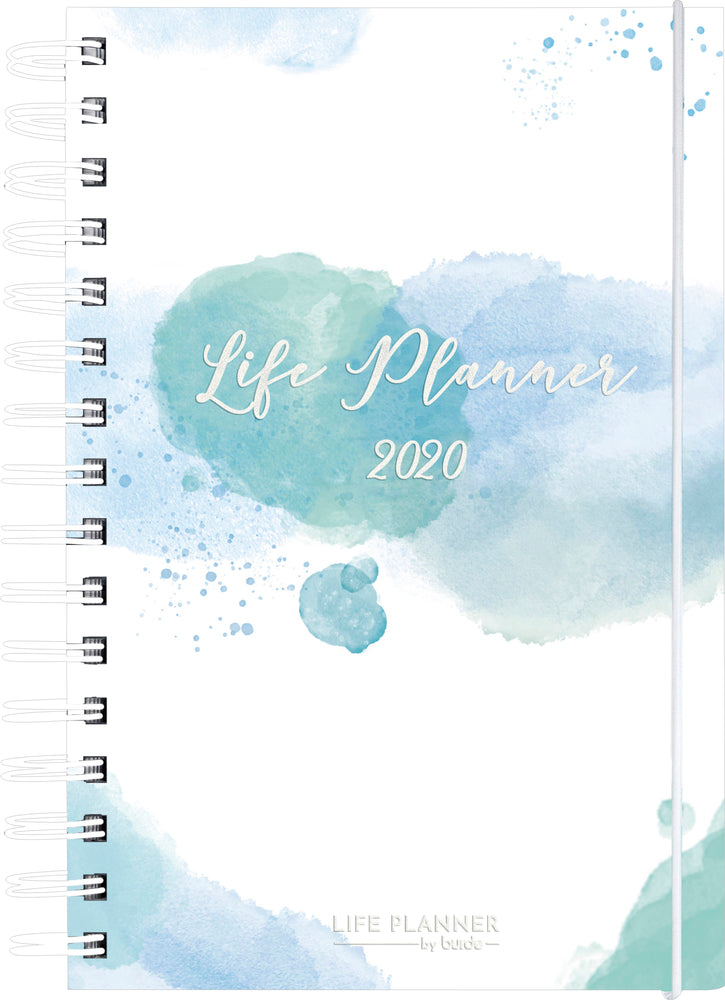 LIFE PLANNER A5 1 DAG BLÅ 2020 MAYLAND