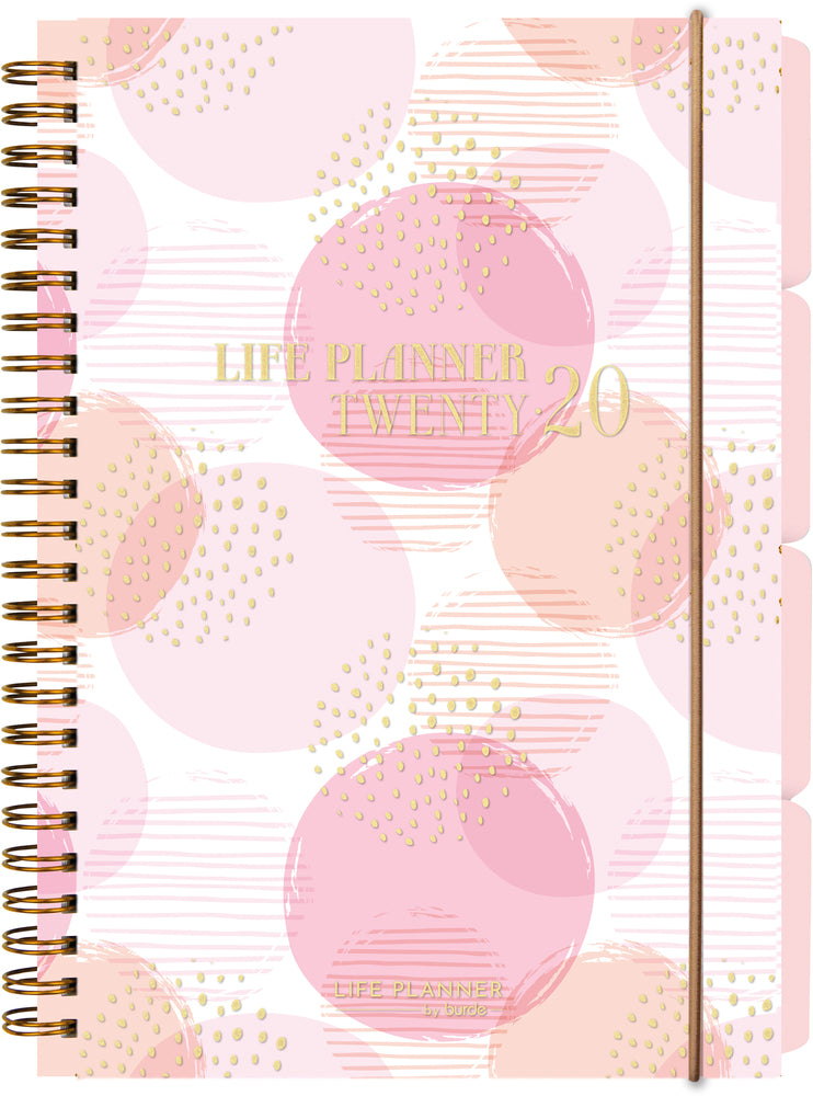 UGEKALENDER A5 LIFE PLANNER PINK 2020 MAYLAND