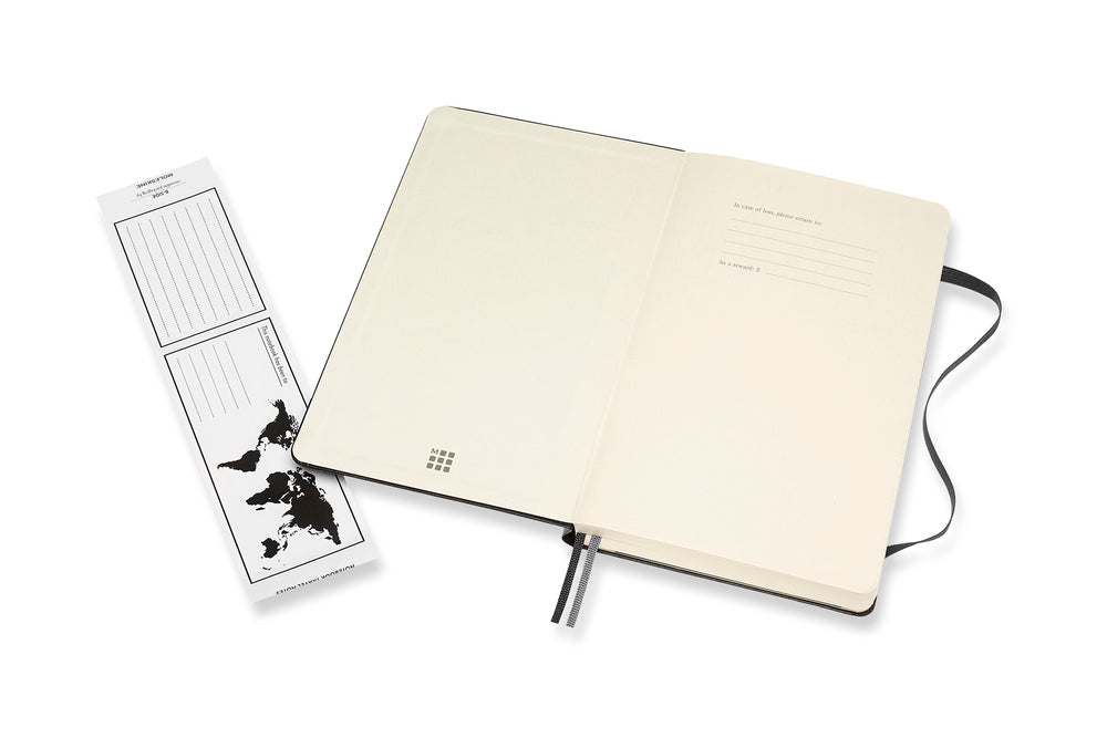 Moleskine hard m/linjer 400 ark