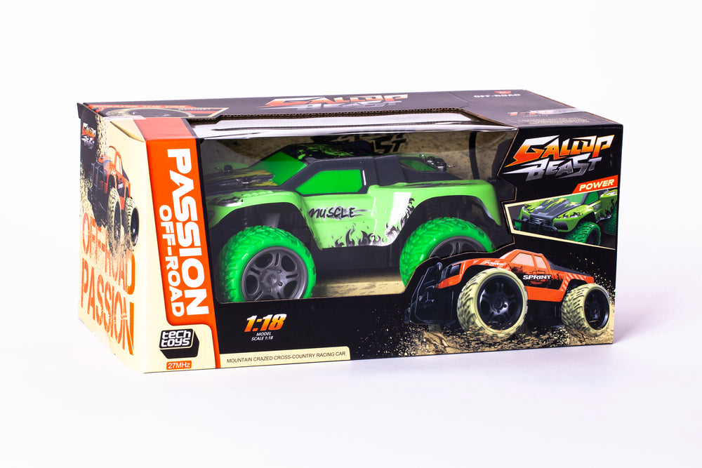 RC GALLOP BEAST PASSION 1:18 GRØN