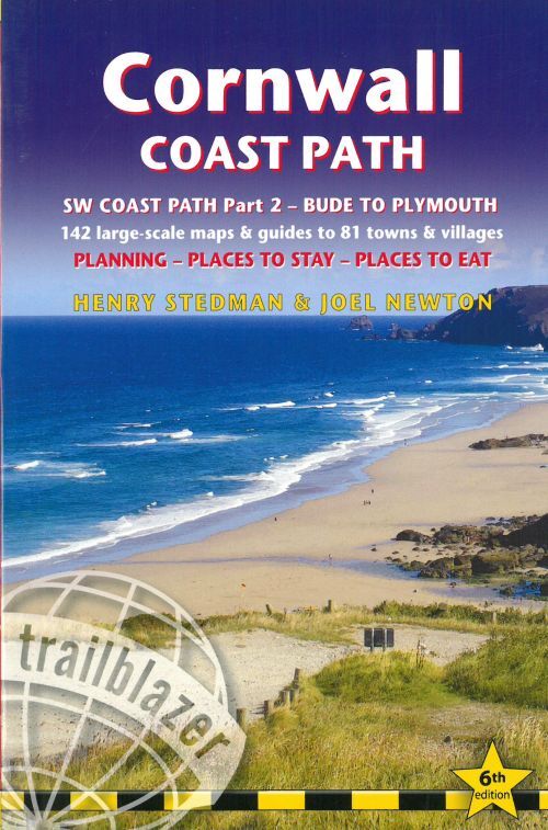 Cornwall Coast Path: Bude to Plymouth : Practical walking guide with 142 Large-Scale Walking Maps & Guides to 81 Towns