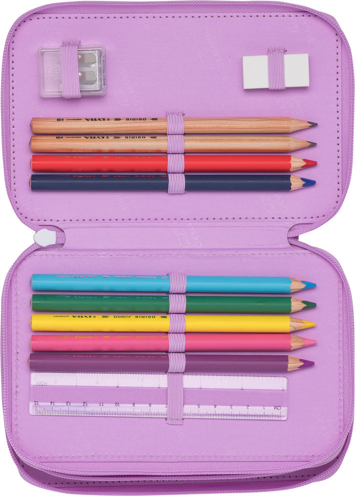 Penalhus Beckmann triple unicorn m/indhold