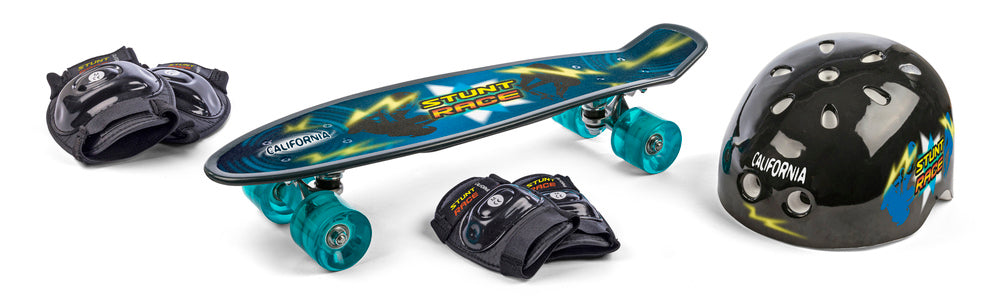 Skateboard med sikkerhedssæt