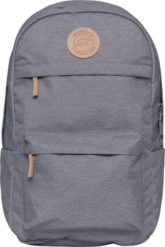 Rygsæk Beckmann city max grey 34 liter m/brystrem
