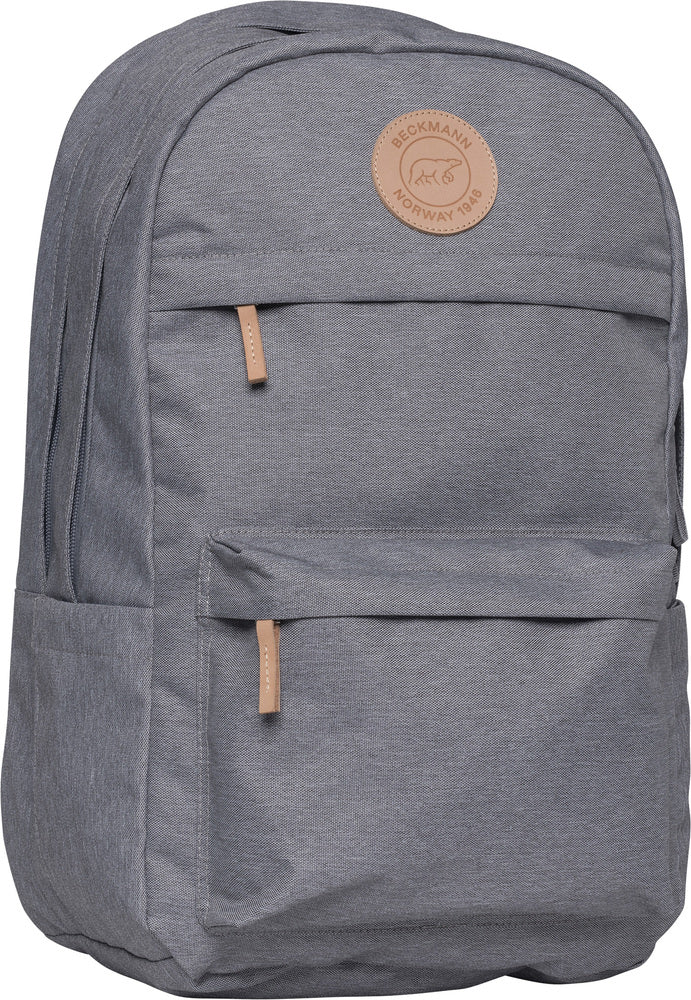 Rygsæk Beckmann city max grey 34 liter m/brystrem