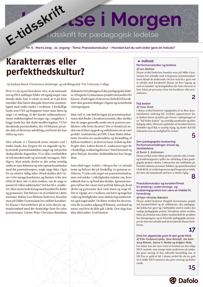 Ledelse i Morgen nr. 6 - marts 2019 (e-tidsskrift pdf)