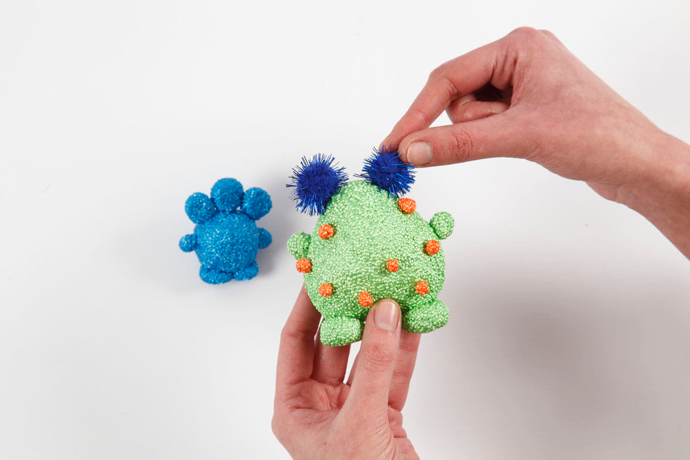 Kreativ mini materialesæt modellering rumvæsner foam clay