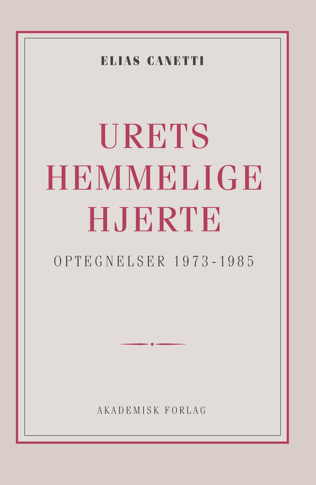 Urets hemmelige hjerte: optegnelser 1973-1985