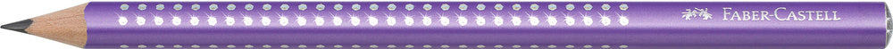 Blyant jumbo Faber-Castell sparkle m/glitter lilla