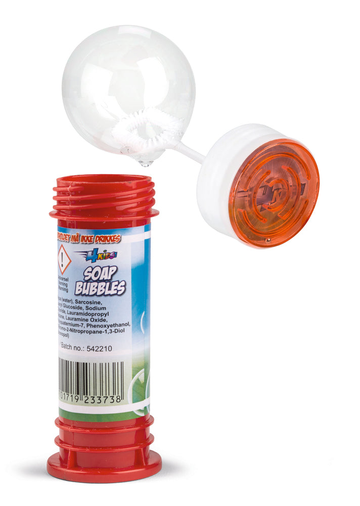Sæbebobler med spil 50 ml asst