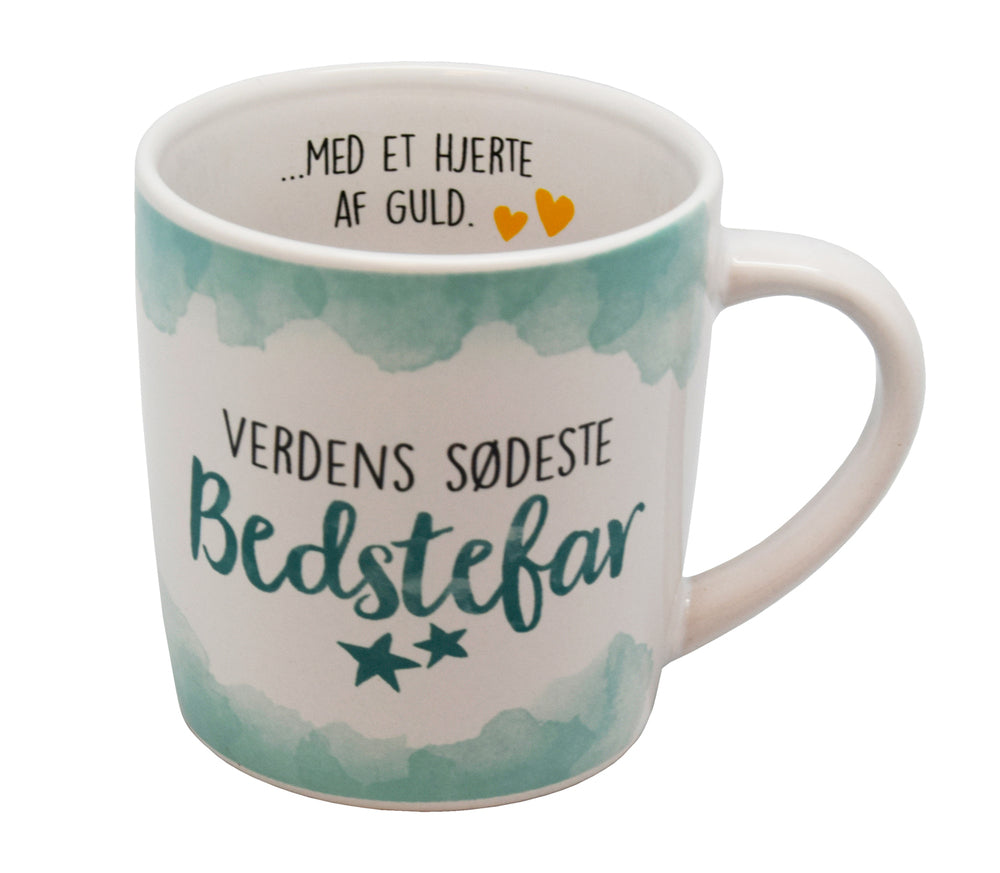 Krus enjoy bedstefar hvid og grøn