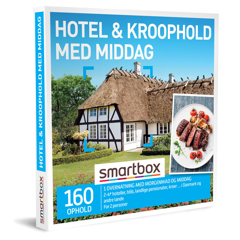 Smartbox hotel & kroophold & kroophold med middag