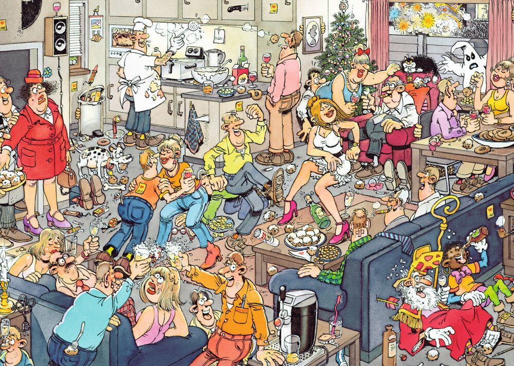 Puslespil jan van haasteren happy holidays 2x1000 brikker