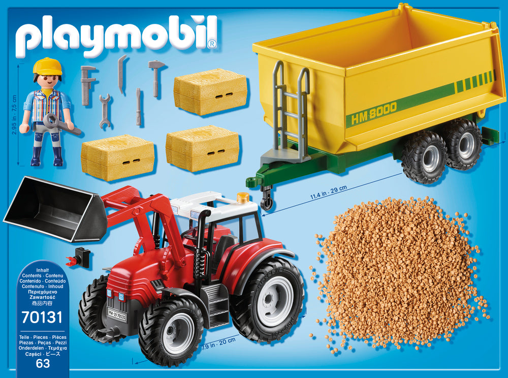 70131 Traktor Med Fodervogn