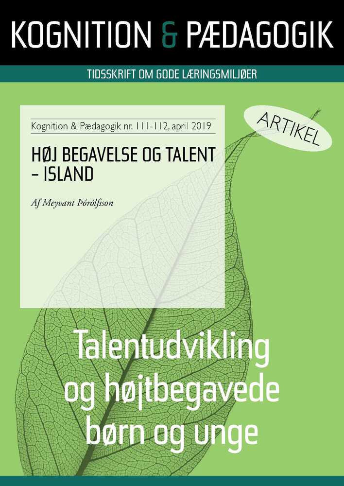 Høj begavelse og talent - Island