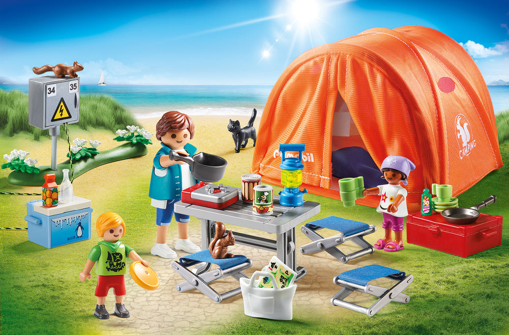 70089 Playmobil Campingferie Med Stort Telt