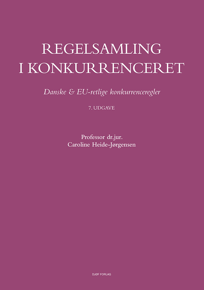 Regelsamling i konkurrenceret