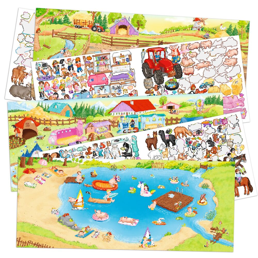 Create your crazy farm malebog m/stickers