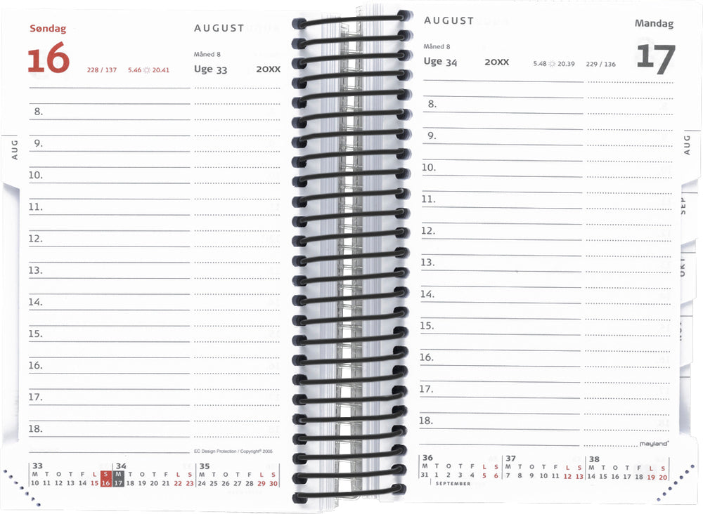 Studiekalender 20/21 Mayland mini 1 dag 4i1