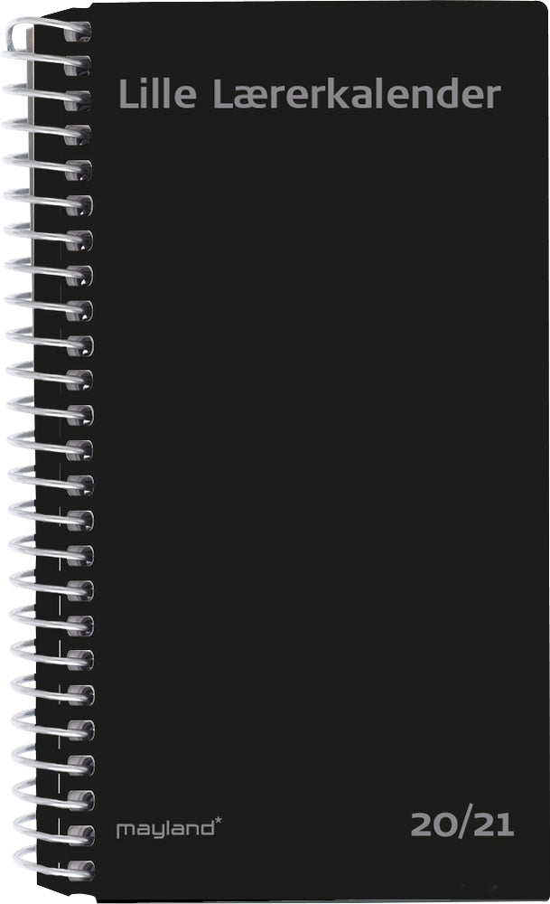 Lærerkalender 20/21 may lille uge højformat fiberpap matsort