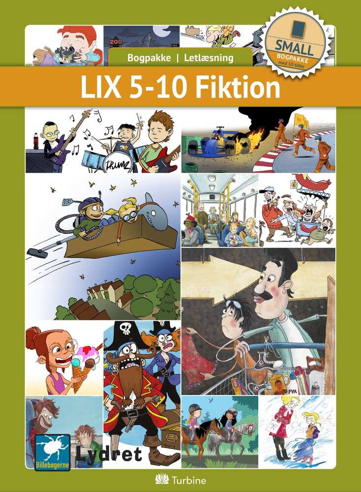 LIX 5-10 Fiktion (SMALL 10 bøger)