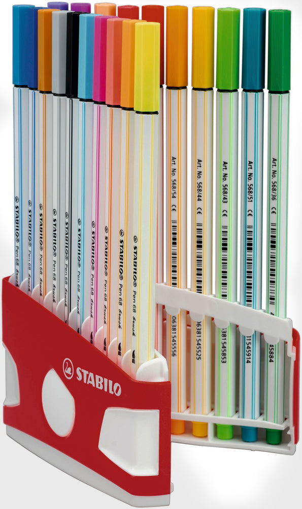 Penseltusser pen68 Stabilo colorparade 20 stk i box