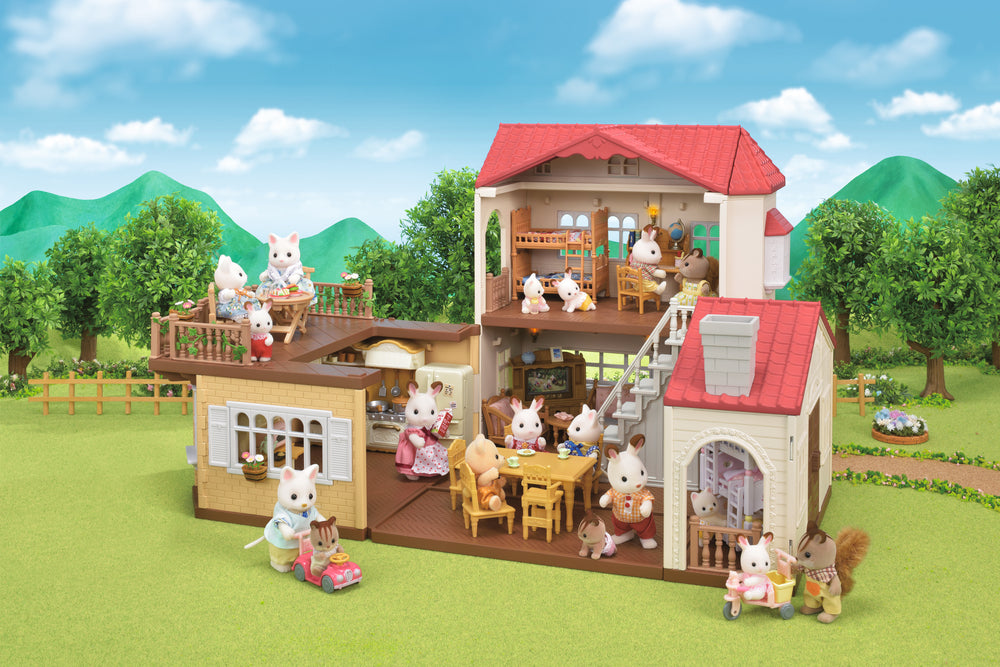 Sylvanian Families Byhus med lys
