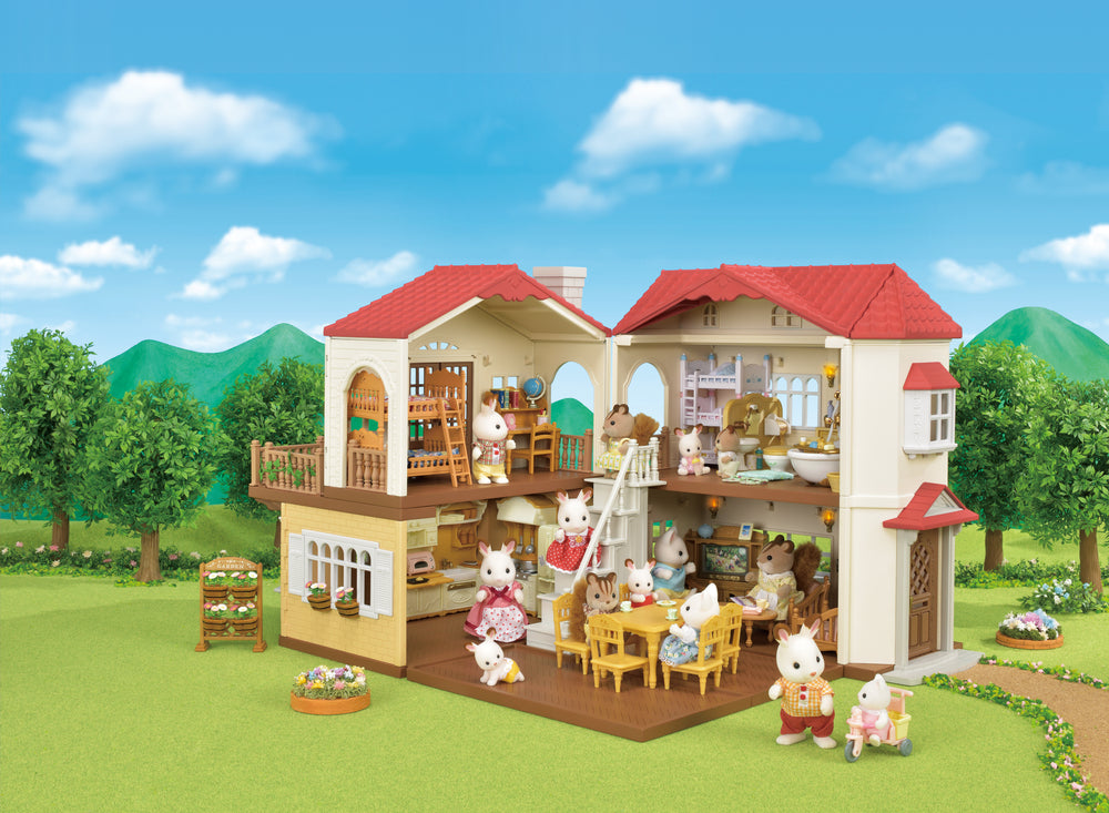 Sylvanian Families Byhus med lys