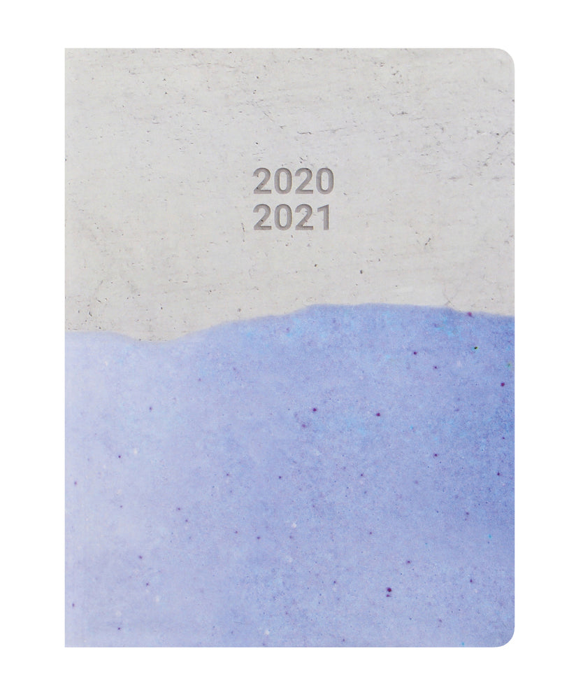 Studiekalender Letts 20/21 flexi uge a6 mix ceramica blue