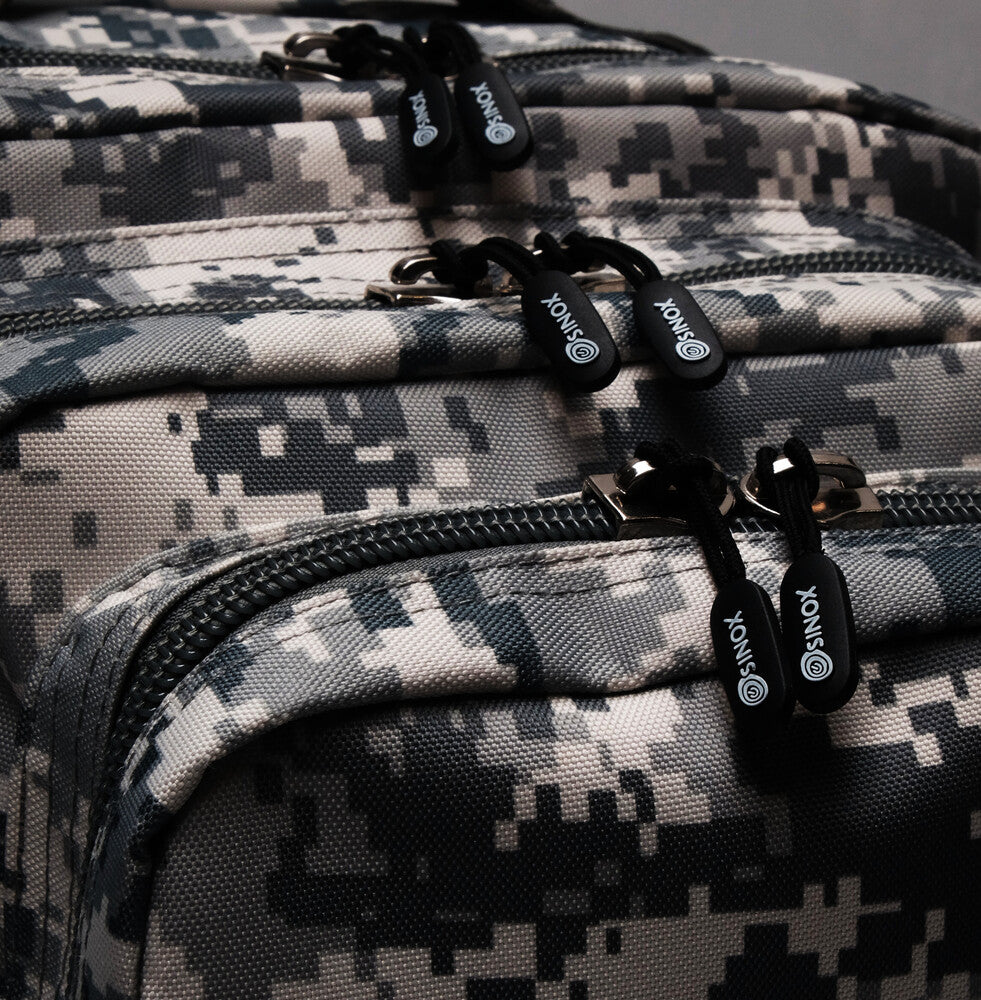 Sinox gaming backpack 26l sort snow white camo
