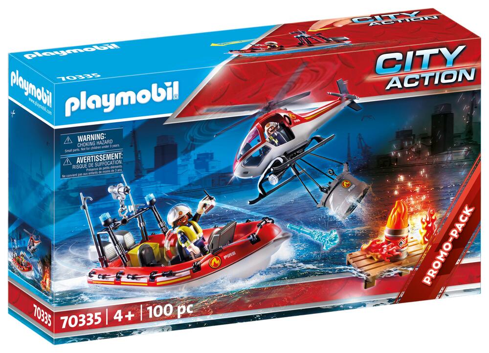 70335 Brandberedskab Med Helikopter Og Båd