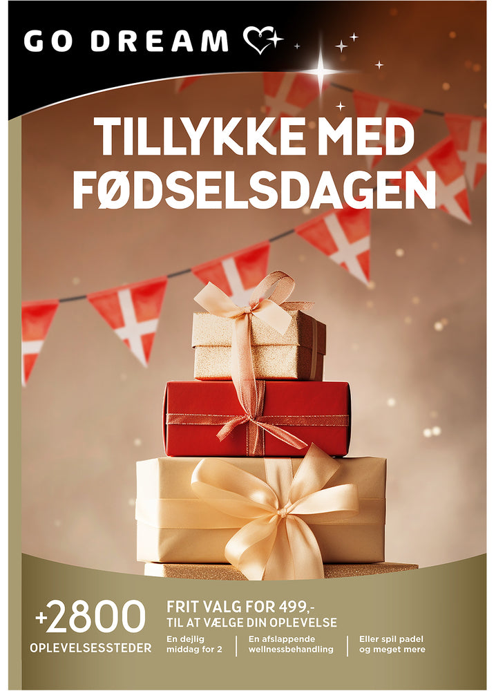 GO DREAM Tillykke med fødselsdagen 499,-