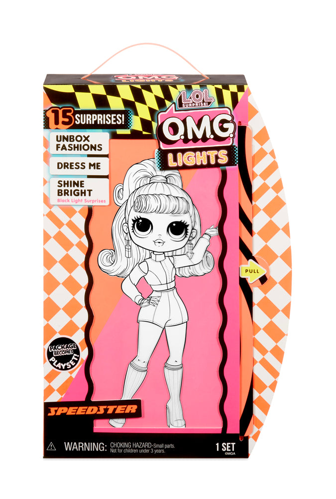 L.o.l. surprise omg doll lights series drag racer