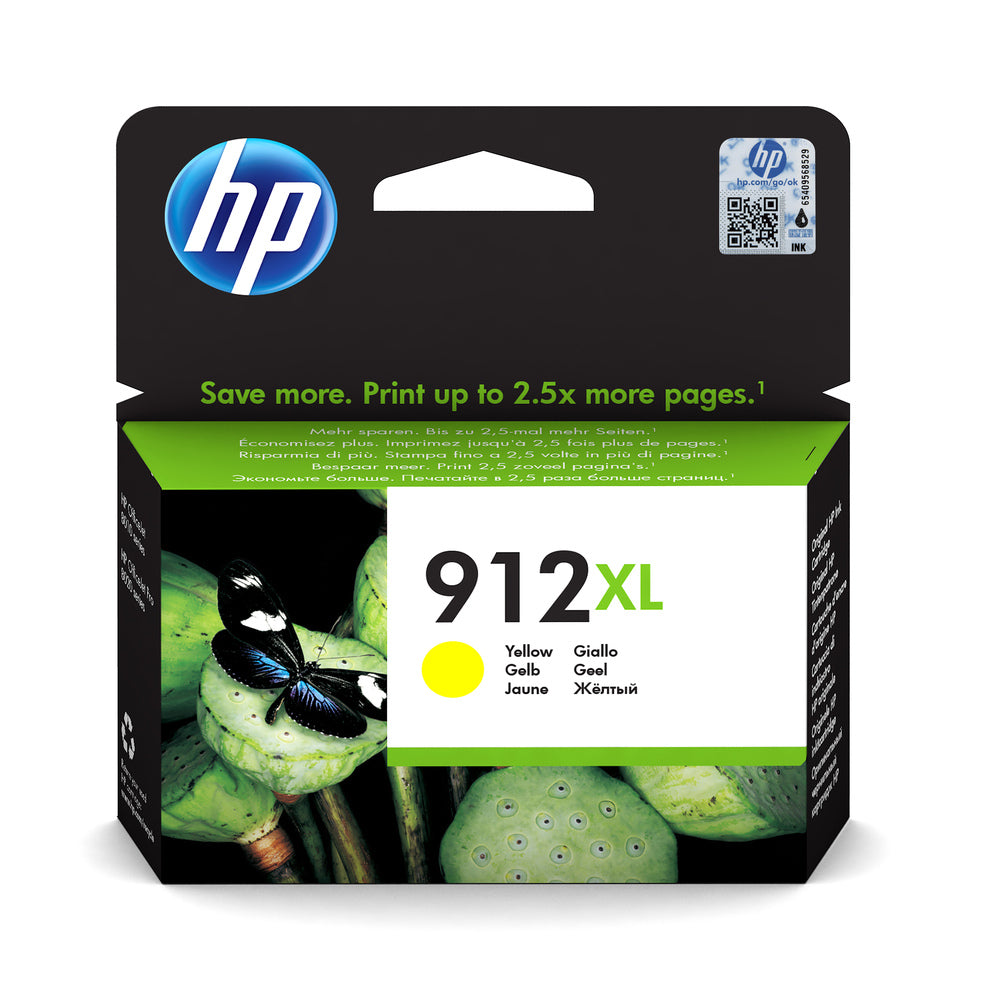 HP 912 xl high yield yellow ink cartridge printerpatron
