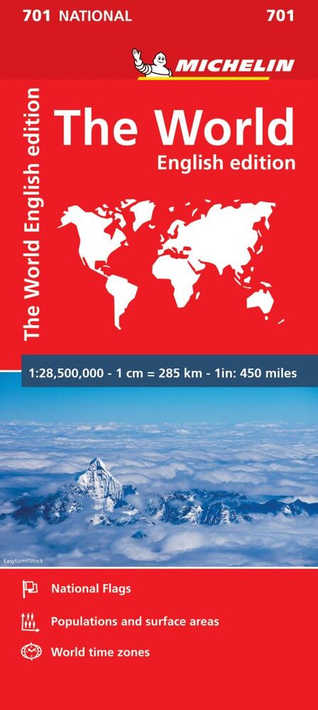 The World, Michelin National Map 701