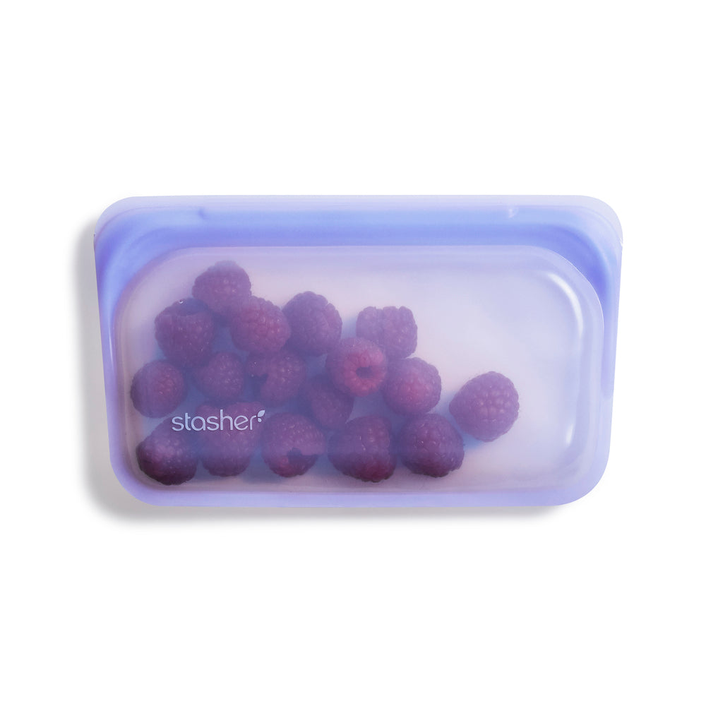 Opbevaring Stasher Snack Bag Lys lilla