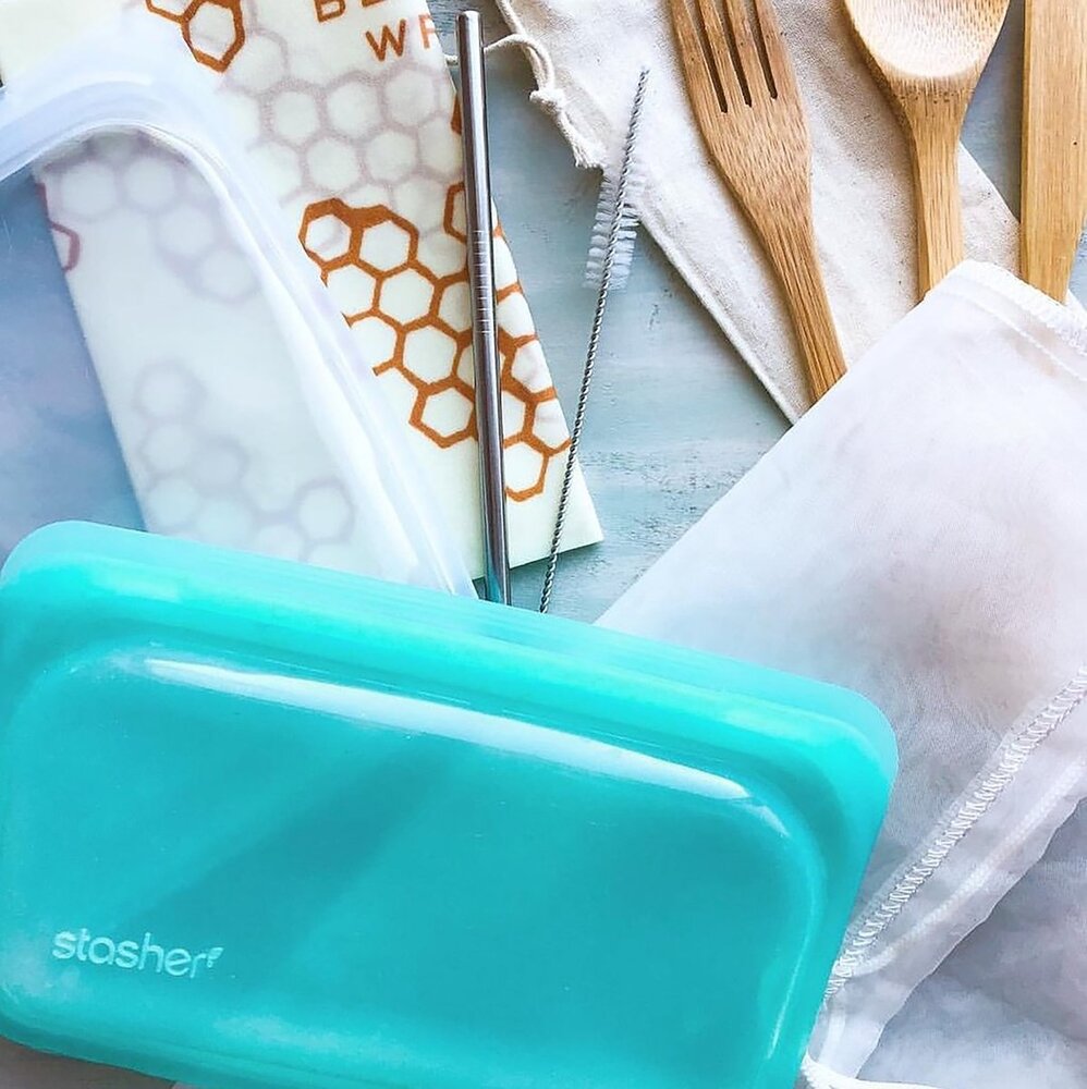 Opbevaring Stasher Snack Bag aqua