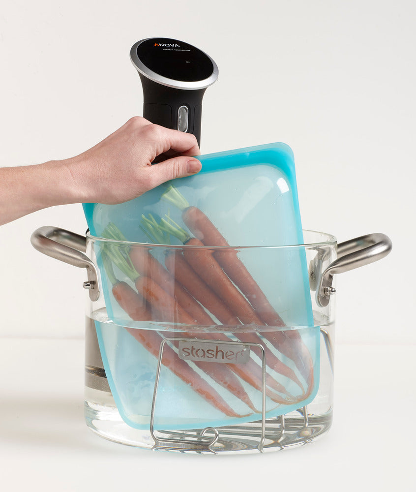 Opbevaring Stasher Half Gallon Bag Aqua