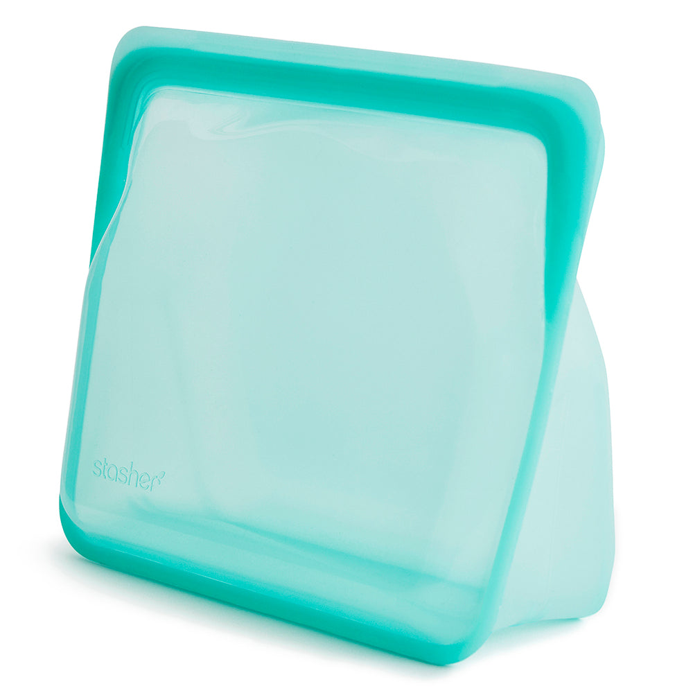 Opbevaring Stasher Stand up Bag Aqua