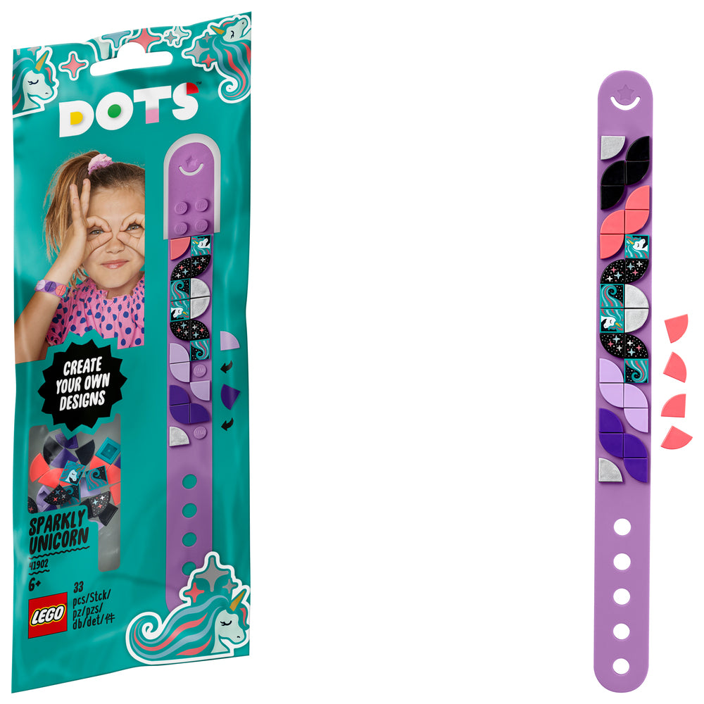 41902 LEGO Dots Armbånd med glitrende enhjørning