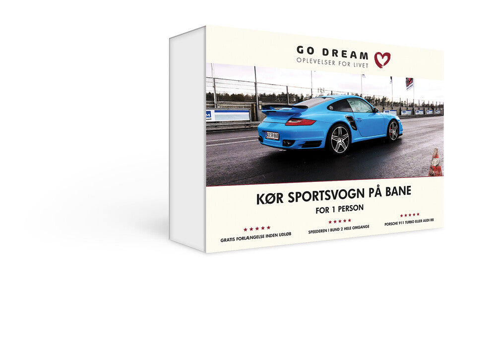 GO DREAM kør sportsvogn på bane