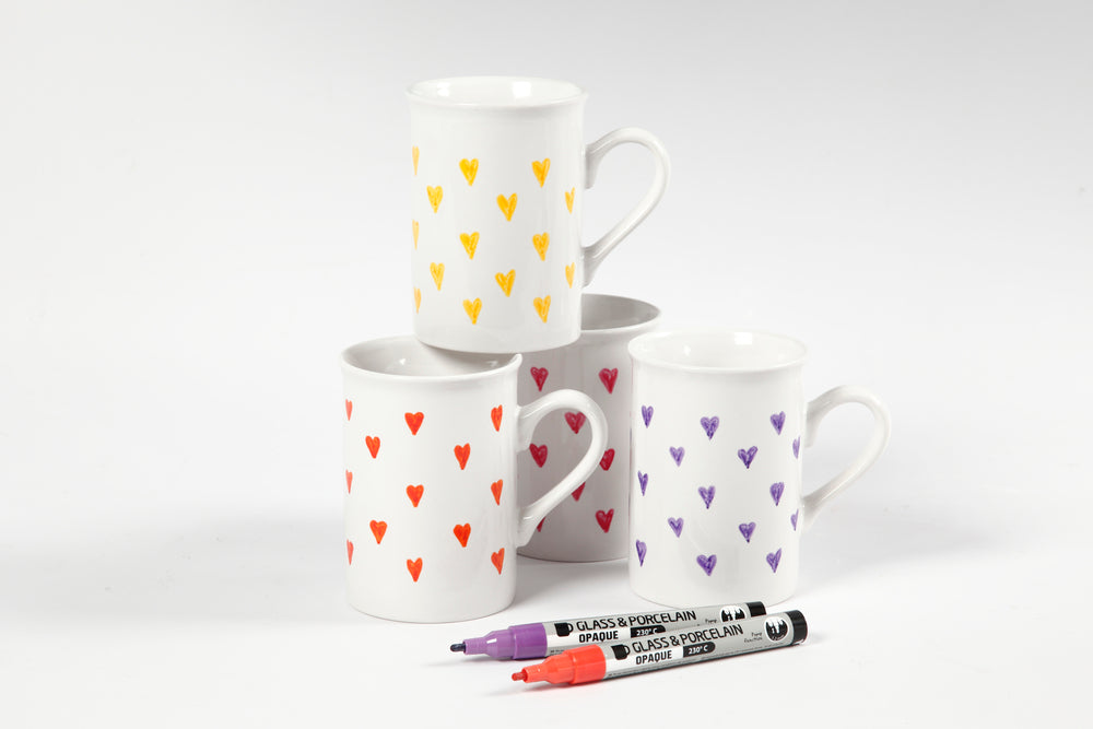 Glas og porcelænstusser 1-2 mm gul, lilla, orange, lys rød