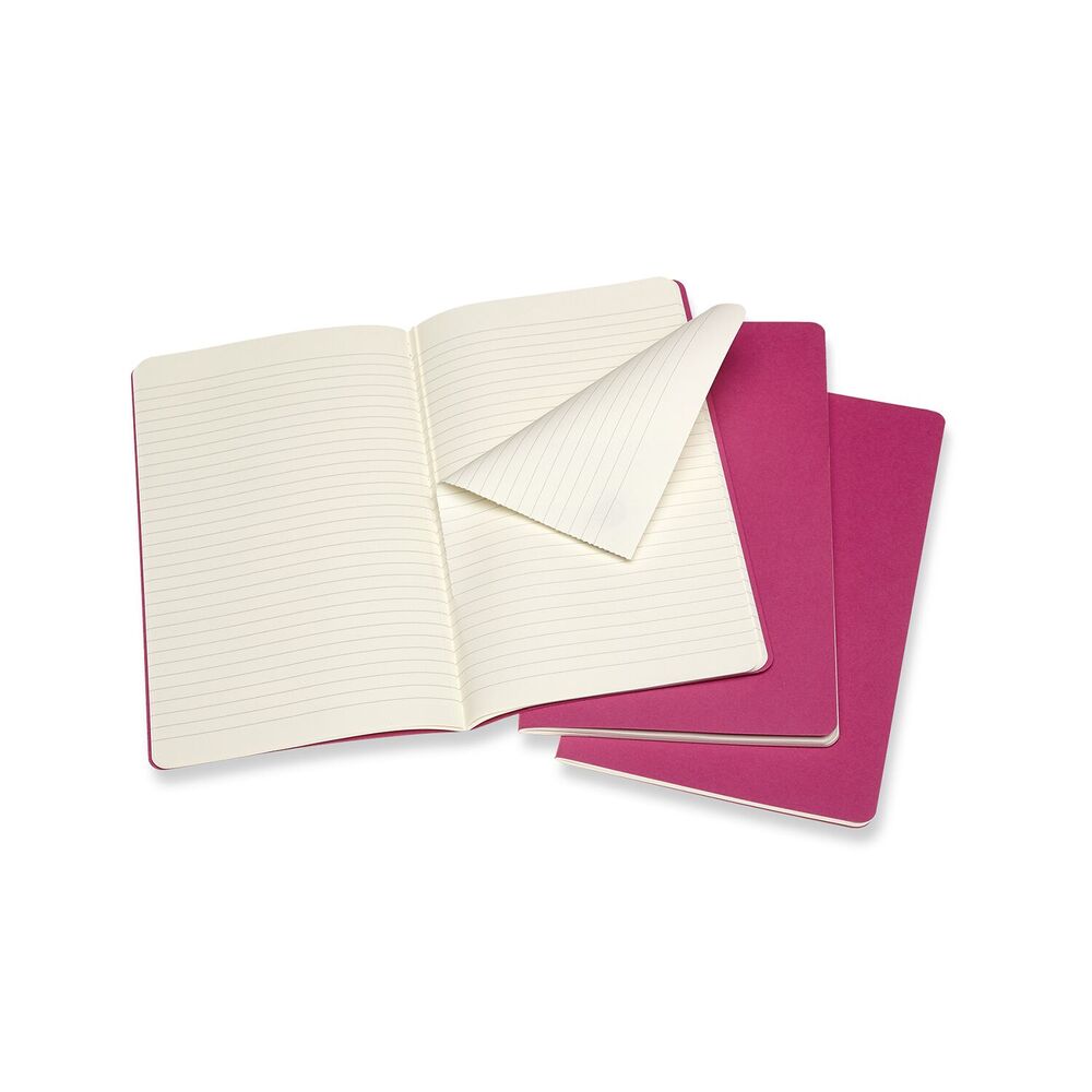Notesbog Moleskine cahiers large pink journal r 13x21cm