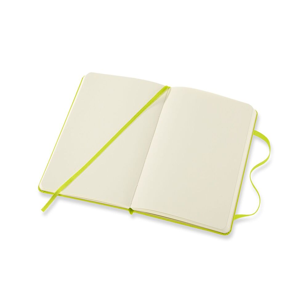 Notesbog Moleskine classic pocket hard p lemgreen 9x14cm