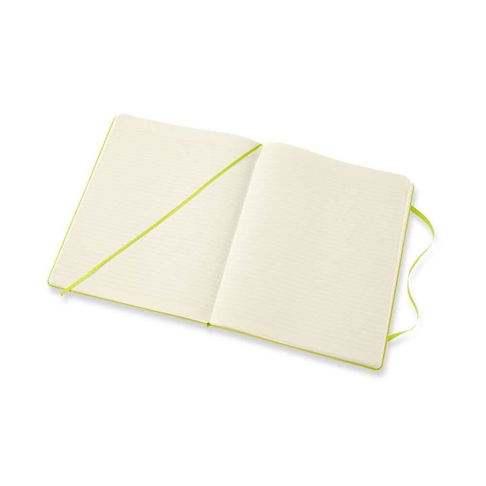 Notesbog Moleskine classic xl hard r lemgreen 19x25cm