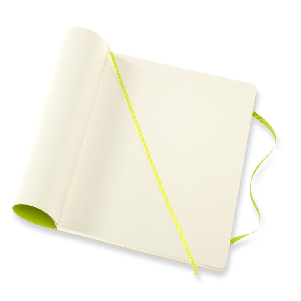 Notesbog Moleskine classic xl soft p lemgreen 19x25cm