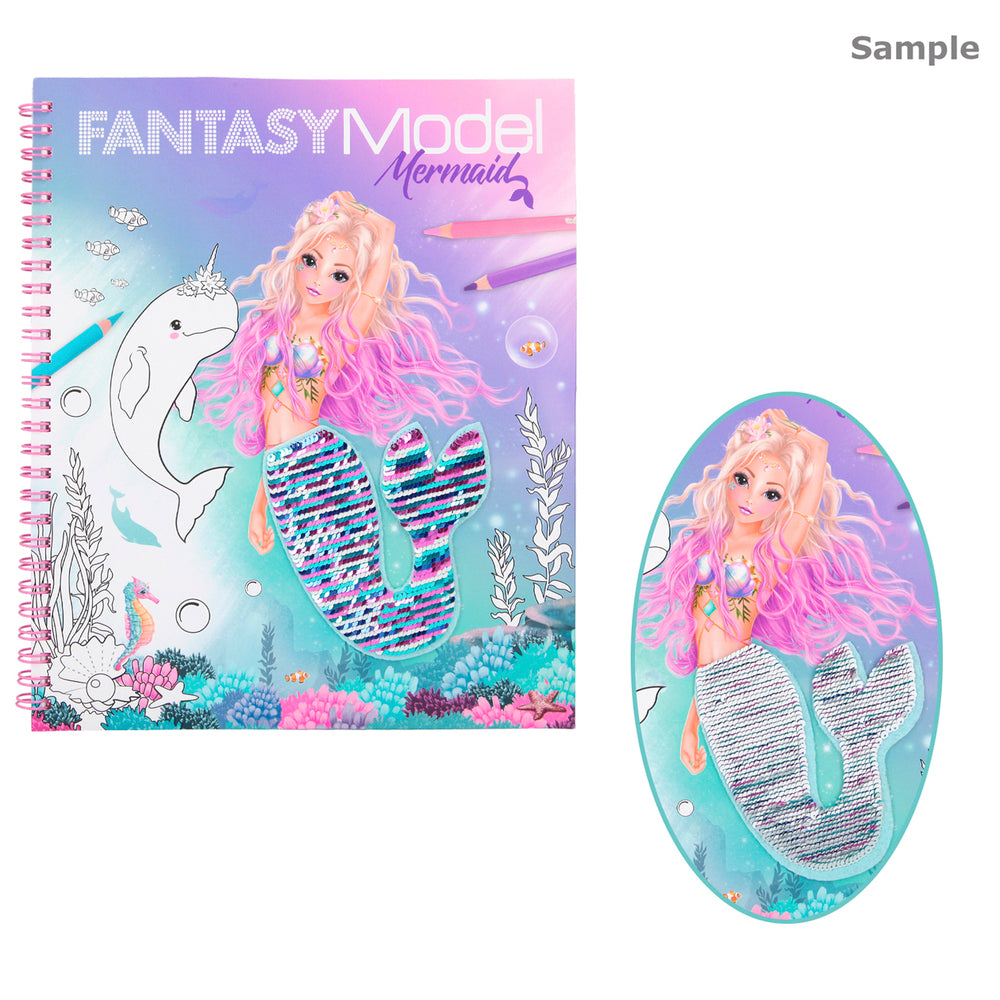 Malebog fantasy m/pailletter mermaid