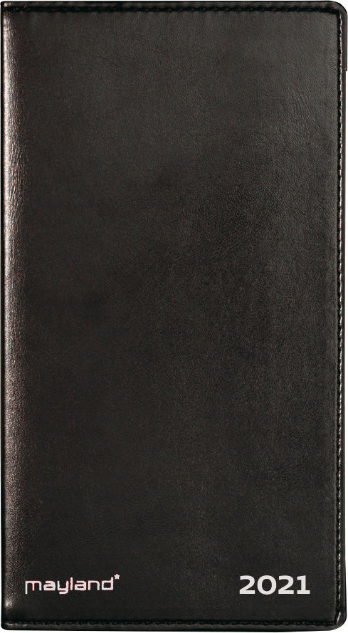 Index planner måned sort 2021 9 x 17 cm Mayland