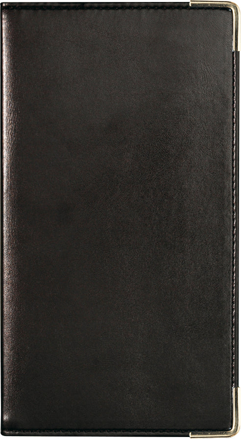 Index planner måned kunstskind sort 2021 9 x 17 cm Mayland