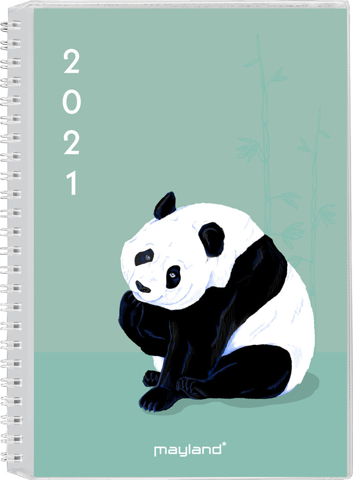 Ugekalender A5 m/4 illu. pp 2021 Mayland
